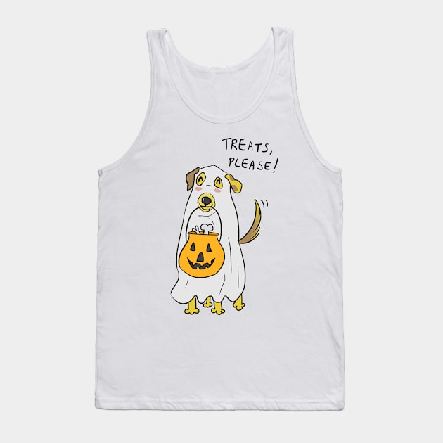 Treats, please! Tank Top by @akaluciarts